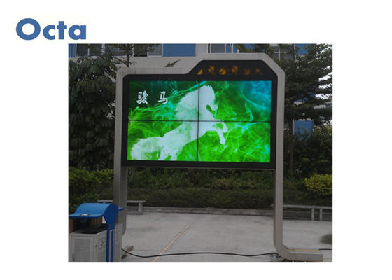 중국 55&quot; LCD 디지털 방식으로 간판 1000cd/M2를 광고하는 디지털 방식으로 옥외 간판 협력 업체