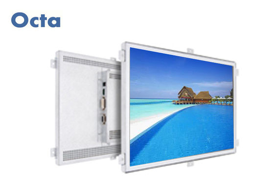 중국 55&quot; 옥외 광고를 위한 열린 구조 LCD 감시자 2500 Nit 틀없는 HD 협력 업체